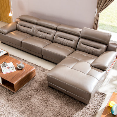 圣罗伦 真皮沙发 沙发 欧式沙发 客厅组合沙发 家具(双人位 单人位 右