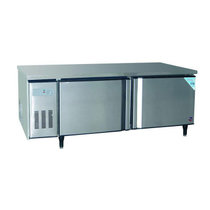 安淇尔(anqier) 冷藏操作台 BD/BC-552平冷1.5米(窄) 商用厨房柜 不锈钢冷藏柜 银灰色 双门