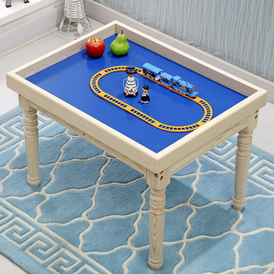 青蕾实木儿童学习桌玩具桌沙盘桌玩沙托盘积木