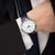 瑞士进口AGELOCER艾戈勒手表 极简大气 男士手表 全自动机械表 薄款男表 防水时尚钢带手表 瑞士手表 18K金(7061A1)第4张高清大图