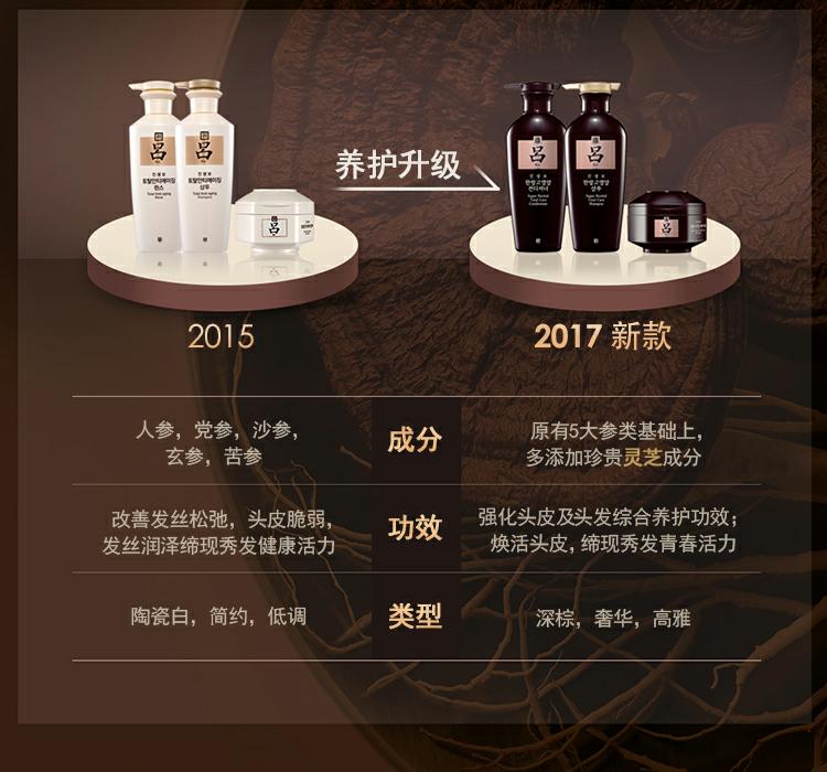 吕黑吕洗发水200ml 臻参焕活御时生机