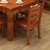 健舒宝 餐桌 实木餐桌 餐桌椅组合 橡木西餐桌小户型饭桌子方桌长方形餐桌(1.35M 单桌)第3张高清大图