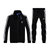 阿迪达斯adidas 运动套装时尚男士休闲女士运动服套装(黑)第4张高清大图