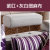 休闲布艺沙发 大小户型布沙发六组合（本款不分左右）(紫红+灰白 沙发)第2张高清大图