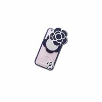 亿和源iPhone7/OPPO苹果山茶花带镜子6S手机壳创意手机壳(黑山花i7)